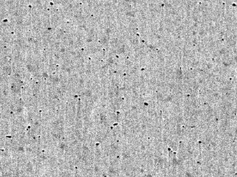 CP加工による金属の断面